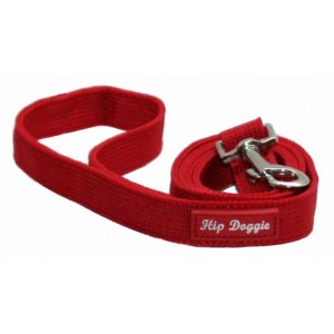 HIP DOGGIE GUINZAGLIO IN FETTUCCIA ROSSO